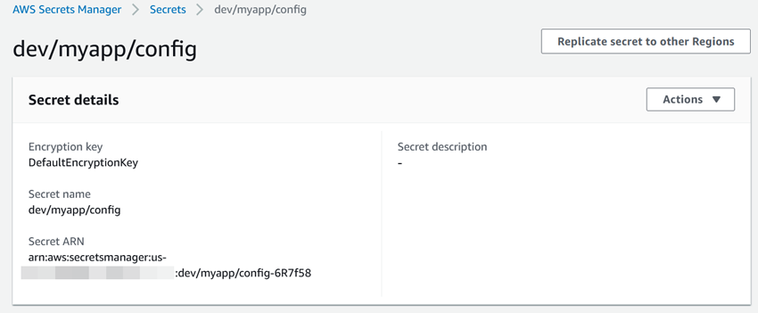 How to retrieve secrets from AWS Secrets Manager